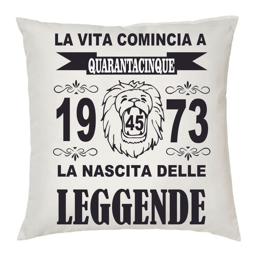 Cuscino anno 1973 - 1973, anni