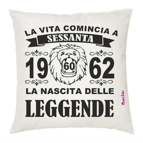 Cuscino anni 1962 anno - cuscino, 60