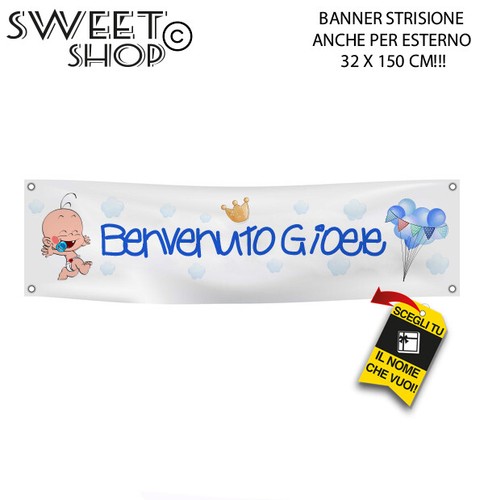 Striscione banner nascita - striscione,