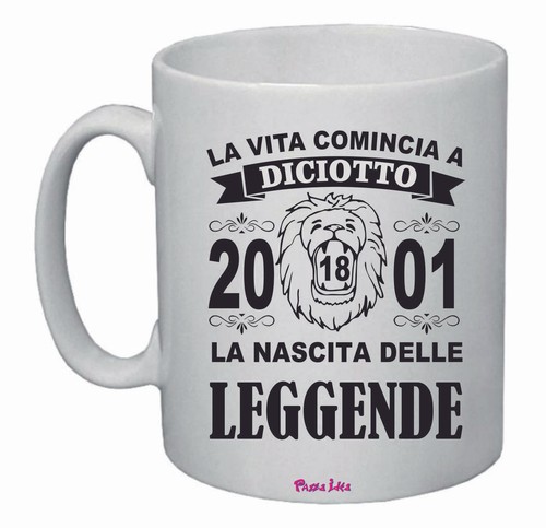Tazza 8x10 anno anni - tazza,