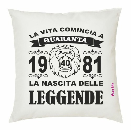 Cuscino anni 1981 - cuscino,