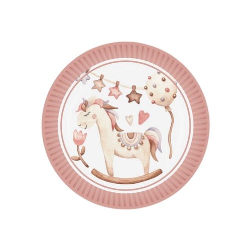 Piatti nascita bimba - piatti,