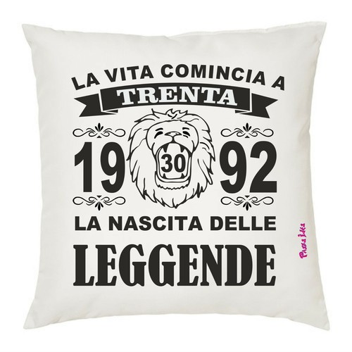 Cuscino anni 1992 - cuscino, 30