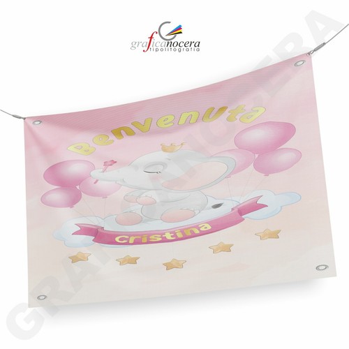 Banner nascita personalizzato - banner,