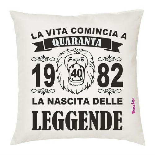Cuscino anni 1982 - 1982, anno