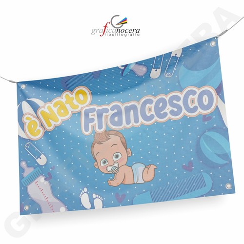 Banner nascita personalizzato - banner,