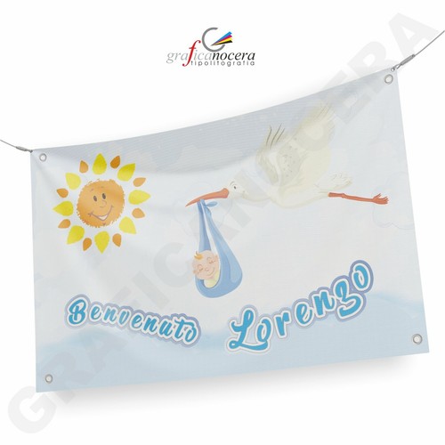 Banner nascita personalizzato - banner,