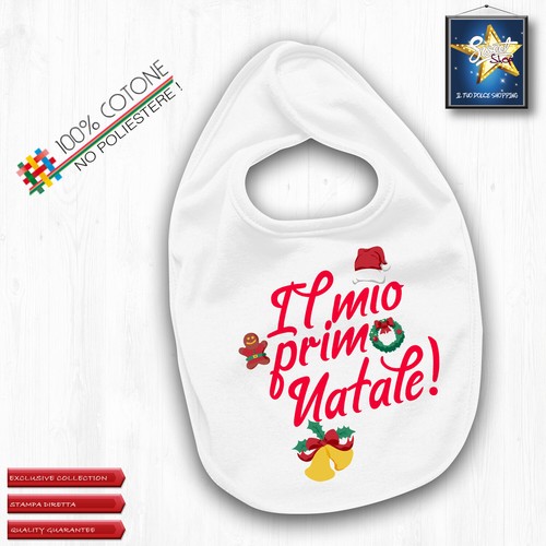 Bavaglino bebè primo natale