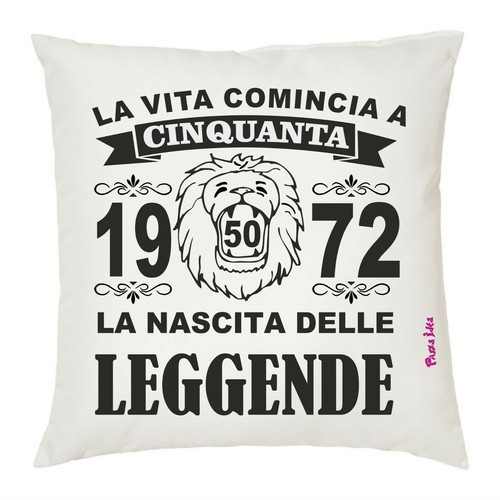 Cuscino anni 1972 anno - 50,
